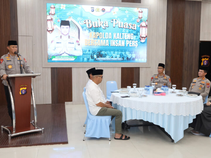 Buka Puasa Bersama Media, Polda Kalimantan Tengah Pererat Sinergitas di Bulan Ramadan