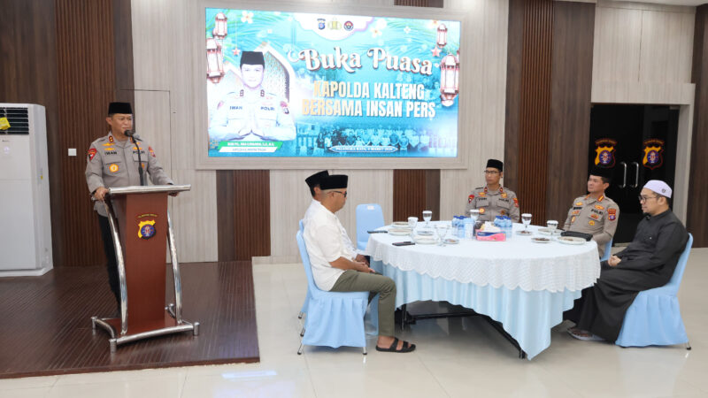 Buka Puasa Bersama Media, Polda Kalimantan Tengah Pererat Sinergitas di Bulan Ramadan