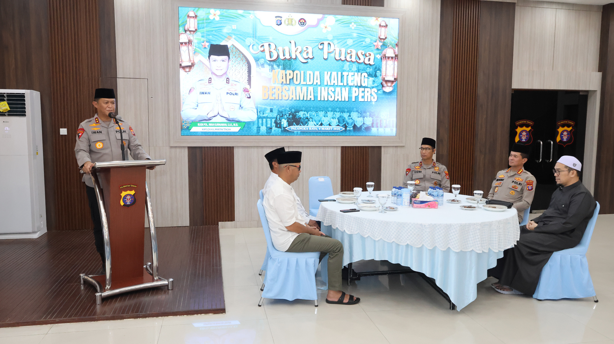 Buka Puasa Bersama Media, Polda Kalimantan Tengah Pererat Sinergitas di Bulan Ramadan