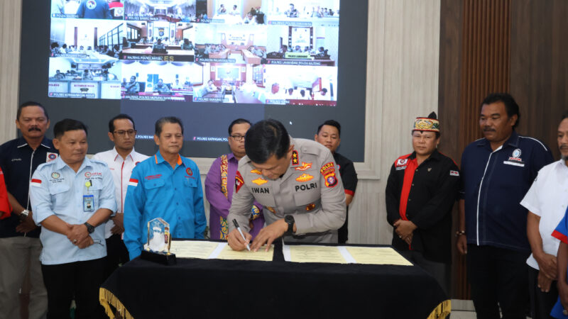 Polda Kalteng dan Serikat Buruh Sepakati Kerja Sama, Prioritaskan Mediasi dalam Perselisihan Ketenagakerjaan