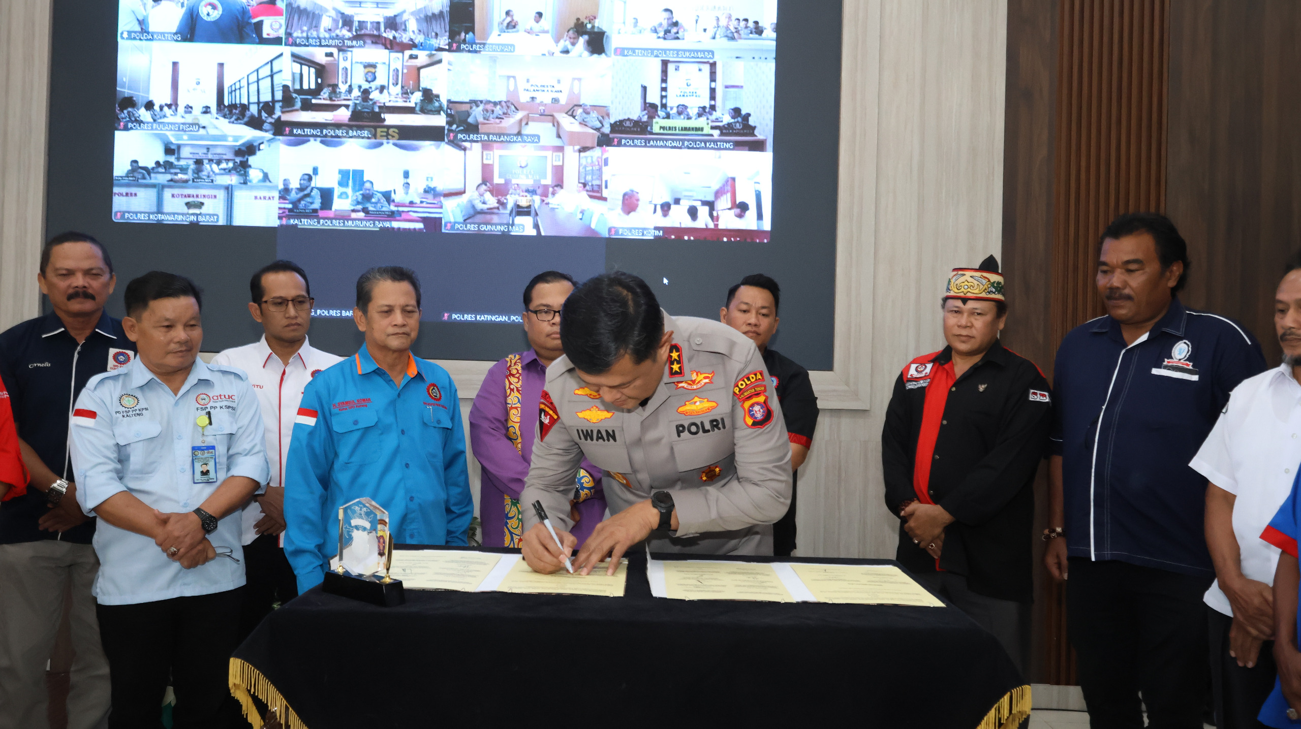 Polda Kalteng dan Serikat Buruh Sepakati Kerja Sama, Prioritaskan Mediasi dalam Perselisihan Ketenagakerjaan