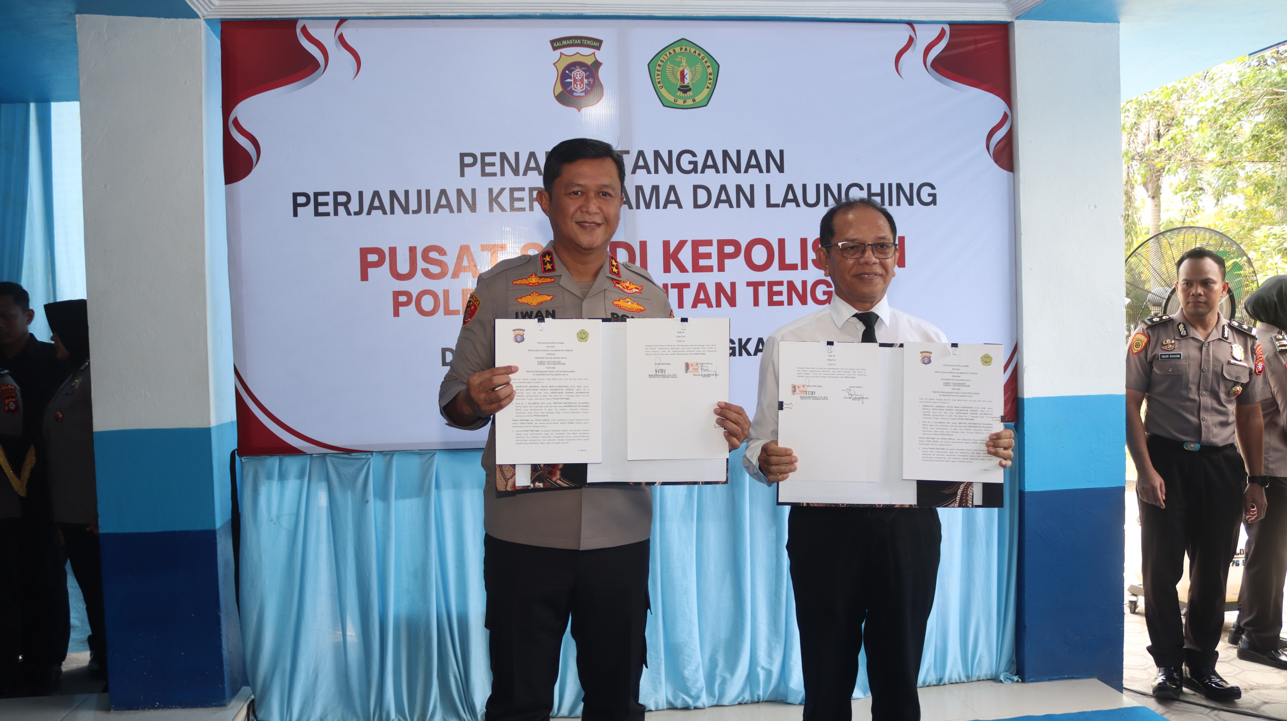 Polda Kalteng dan UPR Resmikan Pusat Studi Kepolisian, Dorong Kajian Akademik untuk Tugas Kepolisian