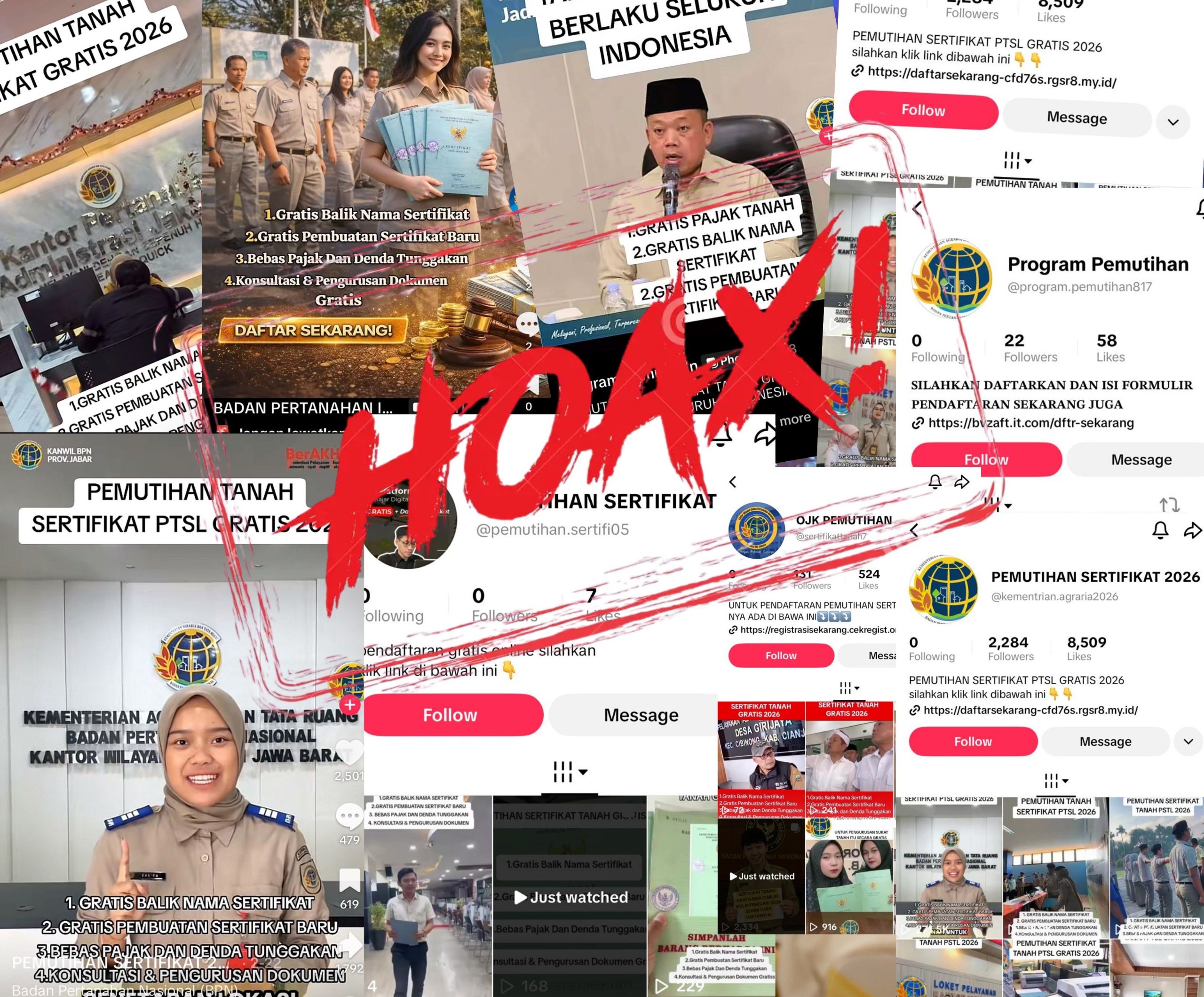 Kementerian ATR/BPN Klarifikasi Isu Pemutihan Sertipikat Tanah yang Beredar di Media Sosial