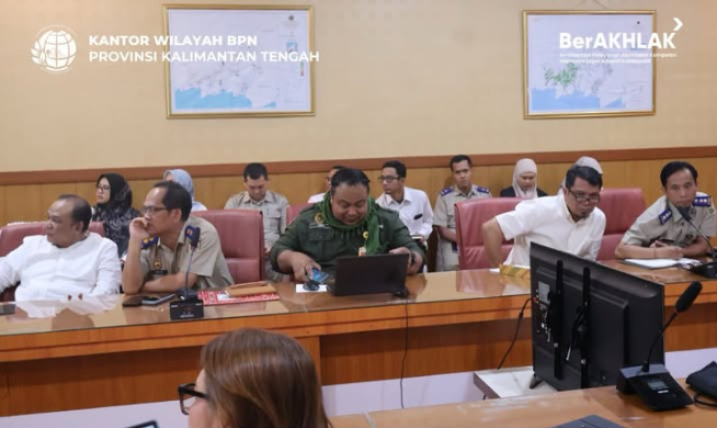 Kanwil BPN Kalteng Lakukan Monitoring dan Evaluasi, Dorong Peningkatan Kinerja Kantor Pertanahan