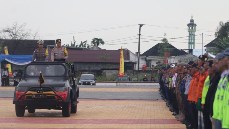 Kapolda Kalteng Pimpin Apel Operasi Ketupat Telabang 2026 di Kobar, Tekankan Sinergi Pengamanan Lebaran