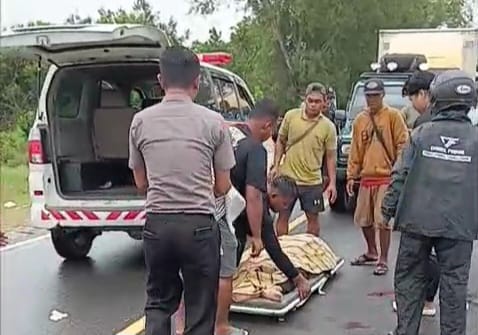 Motor Oleng Saat Menyalip, Seorang Ibu Tewas Terlindas Mobil Travel di Jalan Tjilik Riwut