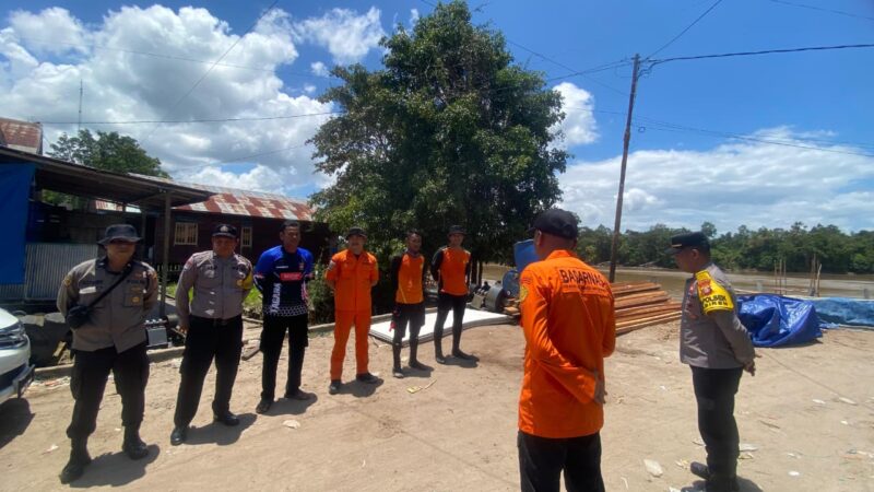 Pemuda Kelampangan Dilaporkan Tenggelam di Sungai Kahayan, Tim SAR Lakukan Pencarian Intensif