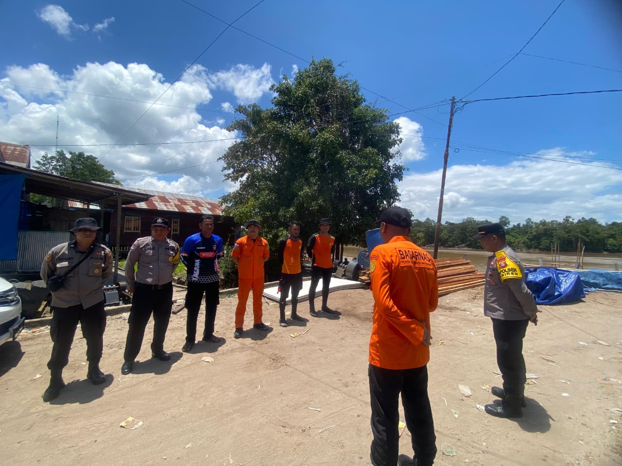 Pemuda Kelampangan Dilaporkan Tenggelam di Sungai Kahayan, Tim SAR Lakukan Pencarian Intensif