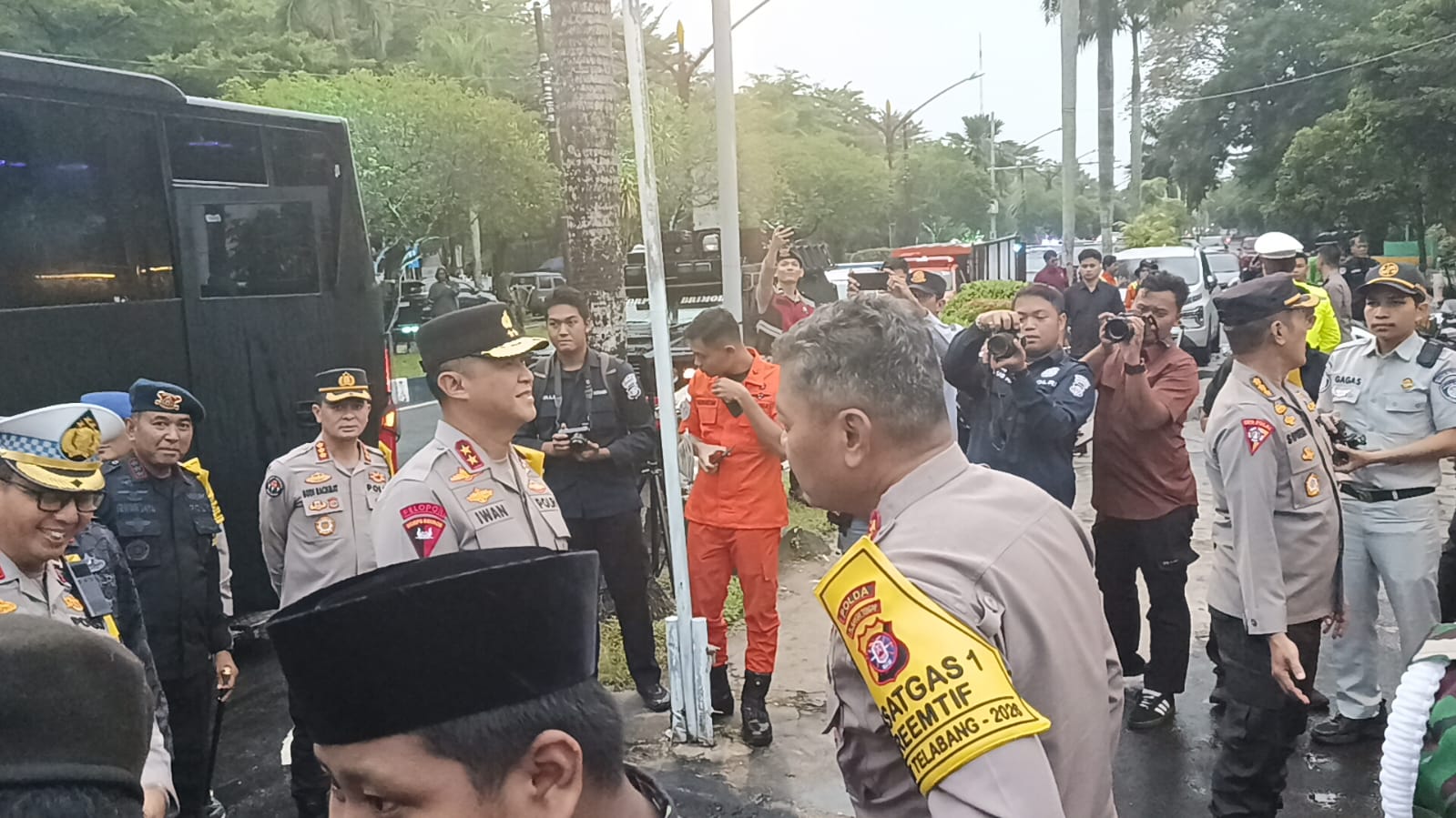 Patroli Gabungan Warnai Malam Takbiran, Polda Kalteng Pastikan Situasi Tetap Kondusif