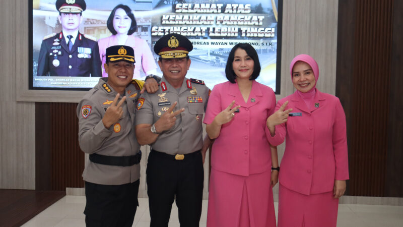 Jejak Pengabdian Berbuah Pangkat, Andreas Wayan Wicaksana Kini Brigjen Pol