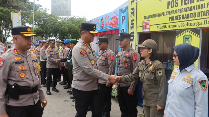 Kapolda Kalteng Pastikan Kesiapan Pospam Lebaran di Barito Utara, Tekankan Pelayanan Humanis bagi Pemudik