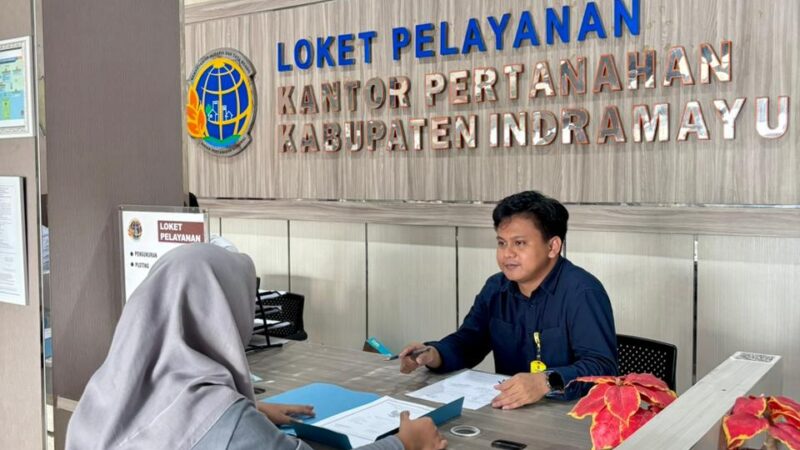 Di Tengah Libur Lebaran, Kantah Indramayu Tetap Layani Warga yang Urus Tanah
