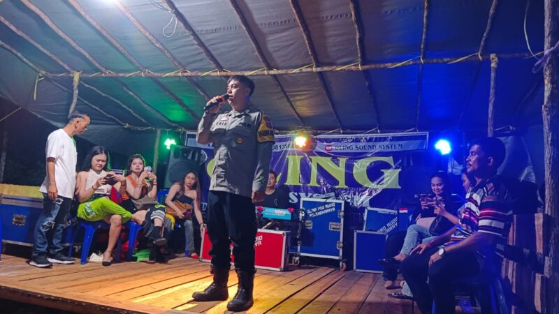 Polisi Hadir di Tengah Resepsi Warga, Pastikan Hiburan Malam Berlangsung Aman