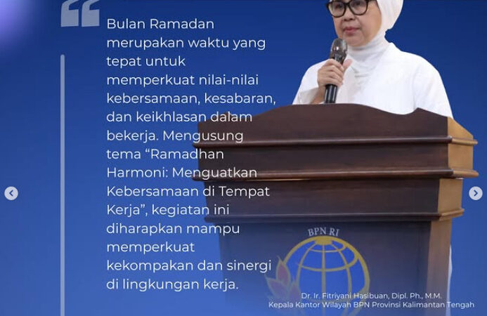 Hangatnya Ramadan di BPN Kalteng, Silaturahmi Terjalin dalam Buka Puasa Bersama