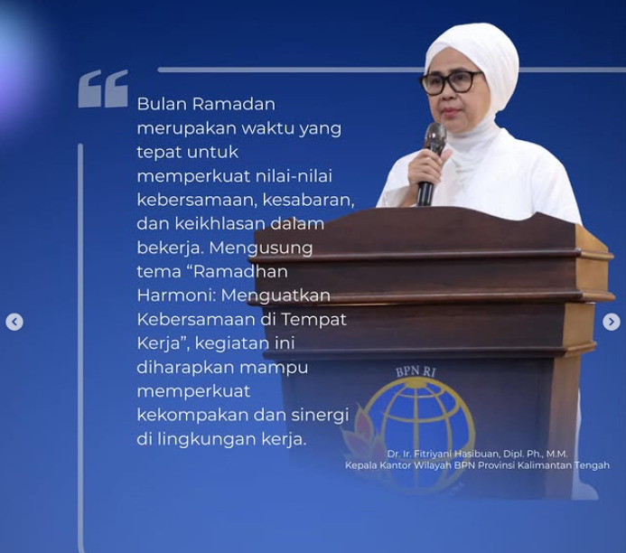 Hangatnya Ramadan di BPN Kalteng, Silaturahmi Terjalin dalam Buka Puasa Bersama