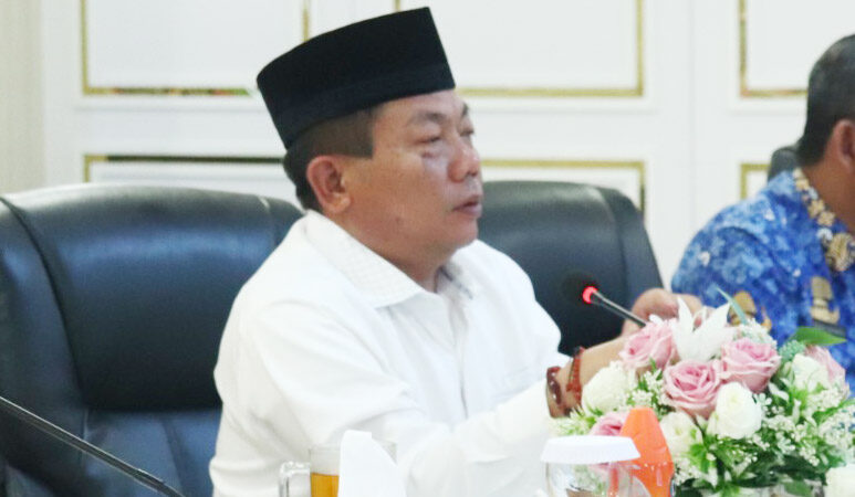 Bupati Kapuas HM Wiyatno Pimpin Rakor Lanjutan Rencana Pembangunan Jembatan Menuju Desa Lawang Kamah