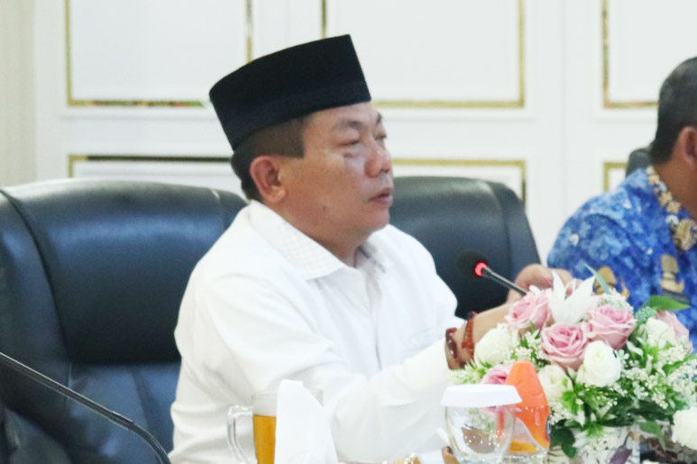 Bupati Kapuas HM Wiyatno Pimpin Rakor Lanjutan Rencana Pembangunan Jembatan Menuju Desa Lawang Kamah