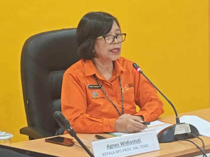 Rilis BRS, Kepala BPS Sampaikan Inflasi di Kalteng pada Maret 0,54 Persen