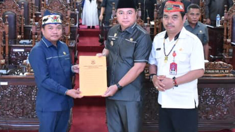 Wakil Bupati Kapuas Hadiri Rapur Penyampaian Rekomendasi DPRD atas LHP BPK RI Perwakilan Kalteng