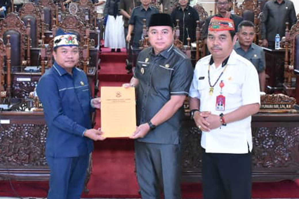 Wakil Bupati Kapuas Hadiri Rapur Penyampaian Rekomendasi DPRD atas LHP BPK RI Perwakilan Kalteng