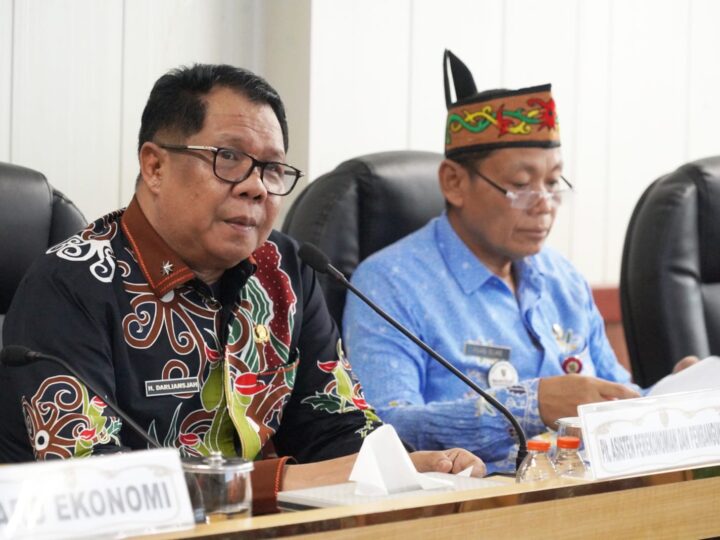 Plt Asisten Bidang Ekobang Pimpin Rapat Sinkronisasi Penilaian BLUD