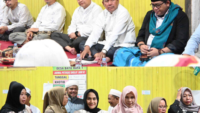 Ikuti Safari Ramadhan, Anggota DPRD Pastikan Pembangunan Merata Hingga ke Desa Batu Raya I dan II