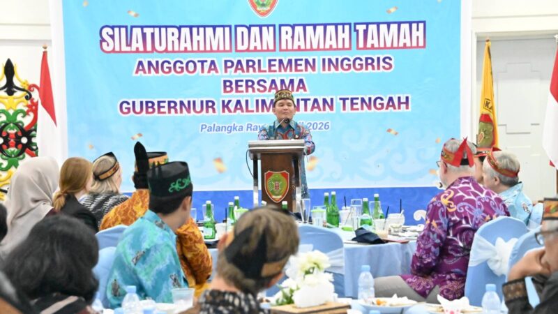 Gubernur Kalteng Apresiasi Kunjungan Anggota Parlemen Inggris, Upaya Pererat Persahabatan Antar Bangsa