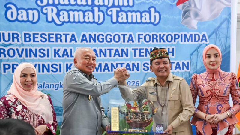 Gubernur Kalteng Gelar Ramah Tamah Bersama Gubernur Kalsel Beserta Anggota Forkopimda