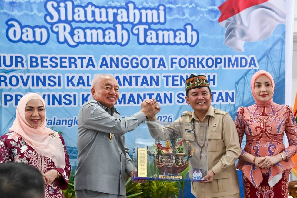Gubernur Kalteng Gelar Ramah Tamah Bersama Gubernur Kalsel Beserta Anggota Forkopimda