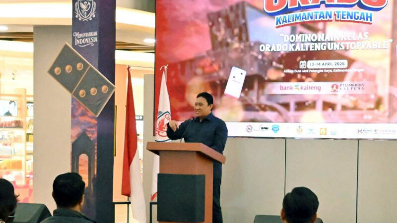 Pelantikan Pengurus ORADO Kalteng, Pemprov Kalteng Dukung Penuh Pengembangan Olahraga Domino