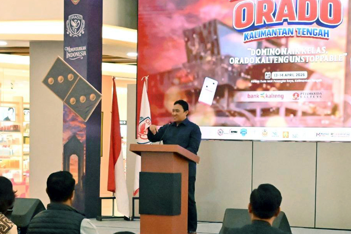 Pelantikan Pengurus ORADO Kalteng, Pemprov Kalteng Dukung Penuh Pengembangan Olahraga Domino