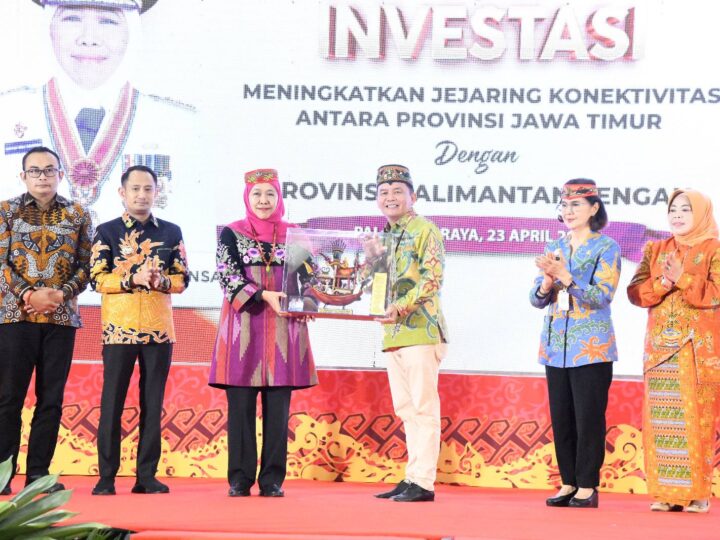 Perkuat Kemitraan Usaha, Kalteng dan Jatim Tandatangani MoU Misi Dagang dan Investasi