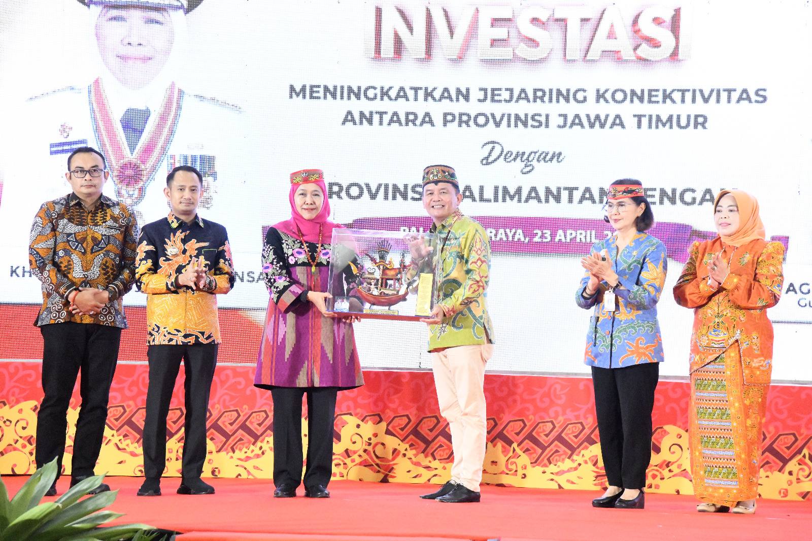 Perkuat Kemitraan Usaha, Kalteng dan Jatim Tandatangani MoU Misi Dagang dan Investasi
