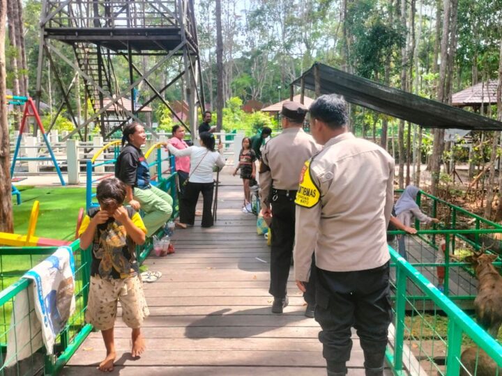 Polsek Bukit Batu Hadirkan Rasa Aman di Wisata Kota Hutan Nyaru Menteng Berkah