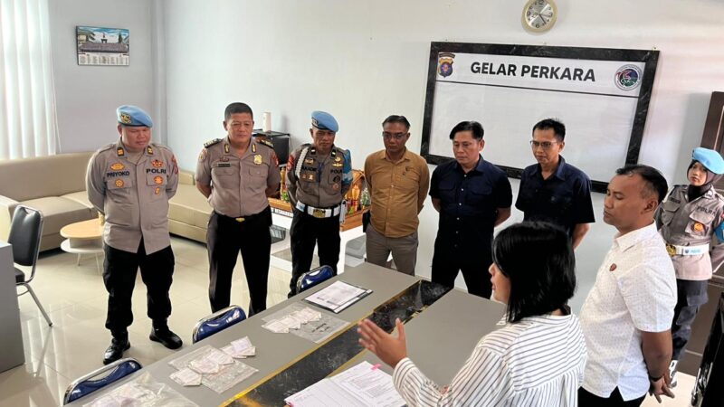 Polresta Palangka Raya Gelar Tes Urine Mendadak, Pastikan Anggota Bersih dari Narkoba