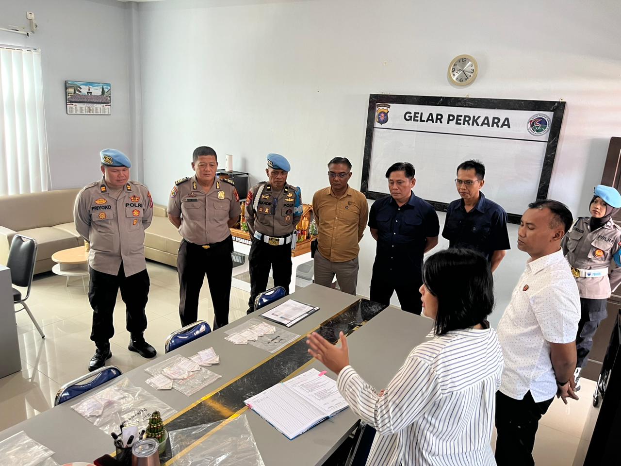 Polresta Palangka Raya Gelar Tes Urine Mendadak, Pastikan Anggota Bersih dari Narkoba