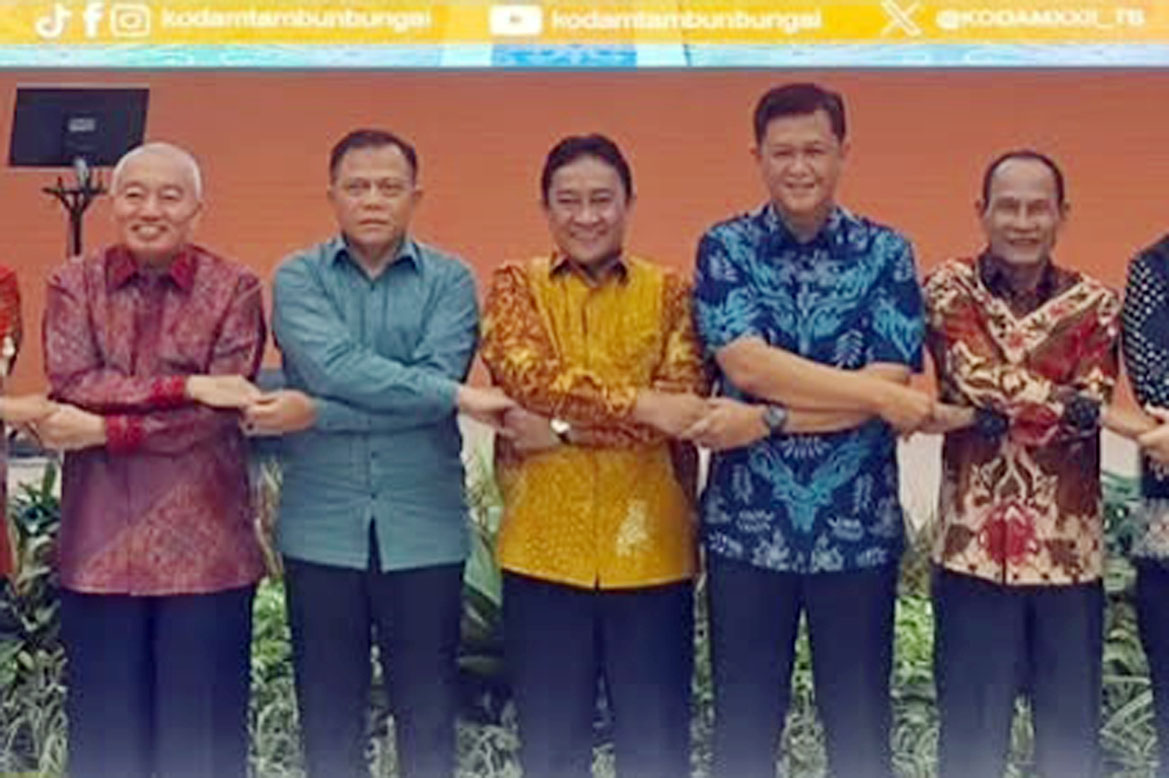 Ramah Tamah Pangdam XXII/TB, Wagub Kalteng : Pintu Kolaborasi Dua Provinsi