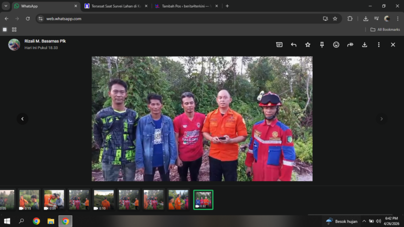 Tersesat di Hutan, Seorang Pria 38 Tahun Berhasil Ditemukan Selamat Tim SAR Gabungan