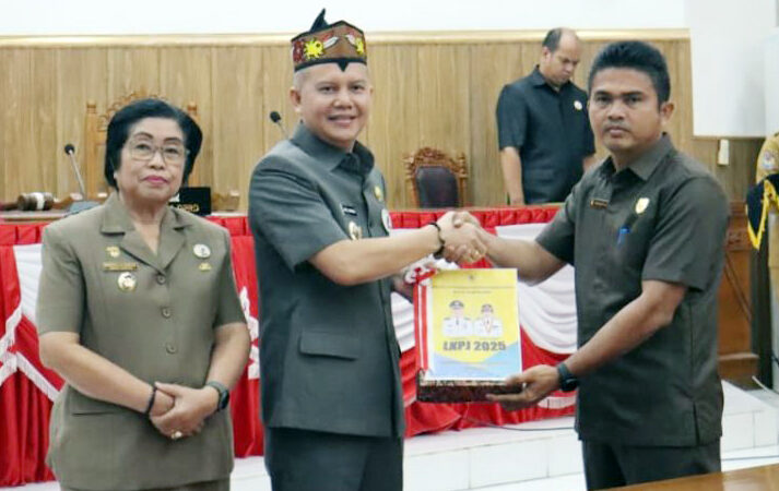 Rapat Paripurna Penyampaian LKPJ Bupati Gunung Mas TA 2025