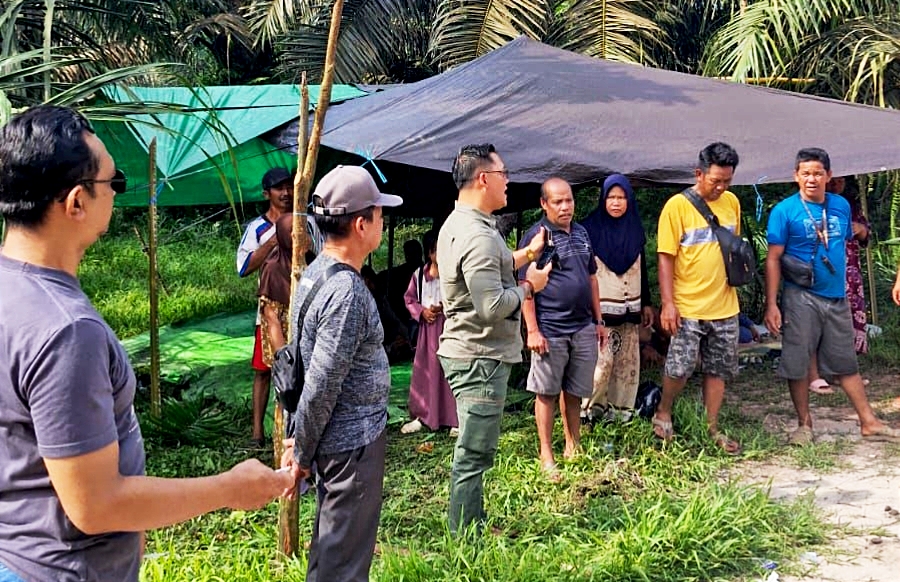 Ratusan Warga Duduki Lahan Sawit Bersengketa, Desak Pemkab Kotim Turun Tangan