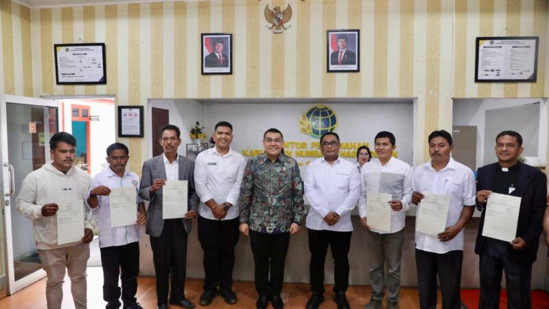 Wamen ATR/BPN Tekankan Akurasi Data saat Kunjungi Kantah Humbang Hasundutan