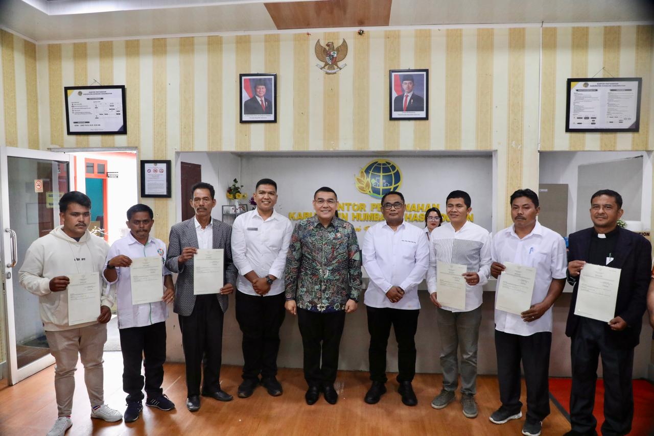 Wamen ATR/BPN Tekankan Akurasi Data saat Kunjungi Kantah Humbang Hasundutan