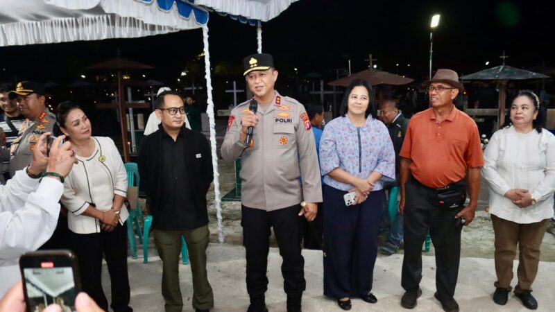 Kapolda Kalteng Cek Langsung Pengamanan Paskah, Tekankan Rasa Aman bagi Jemaat