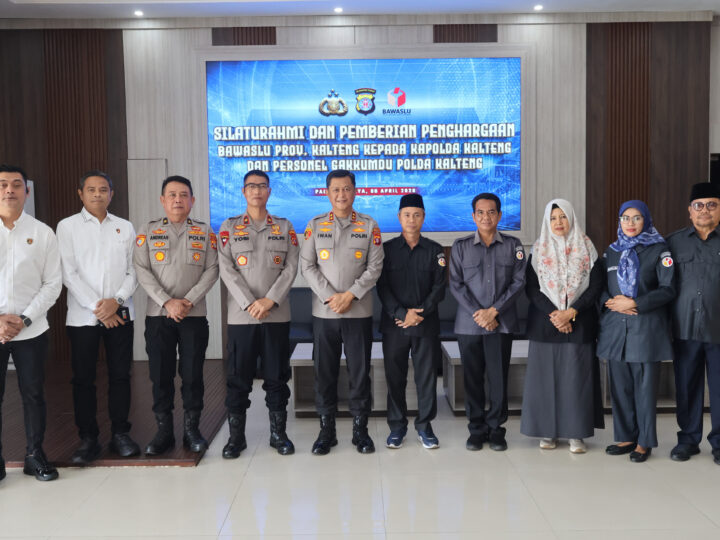 Kapolda Kalteng Terima Apresiasi Bawaslu RI atas Peran Strategis Amankan Pilkada 2024