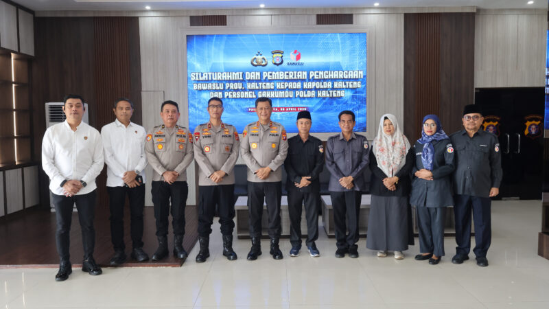 Kapolda Kalteng Terima Apresiasi Bawaslu RI atas Peran Strategis Amankan Pilkada 2024