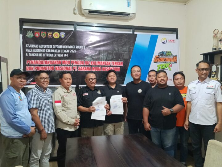 Kolaborasi IOF Kalteng dan PT SMN, Kejurnas Offroad 2026 Siap Digelar di Tangkiling