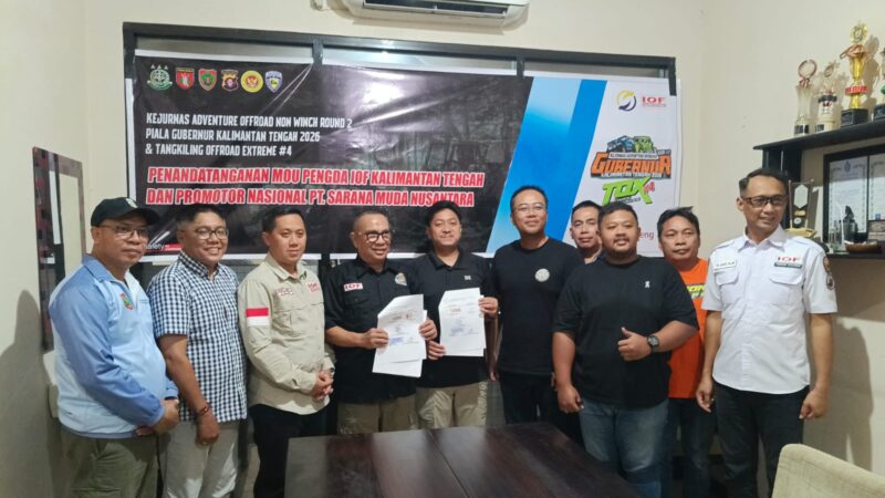 Kolaborasi IOF Kalteng dan PT SMN, Kejurnas Offroad 2026 Siap Digelar di Tangkiling