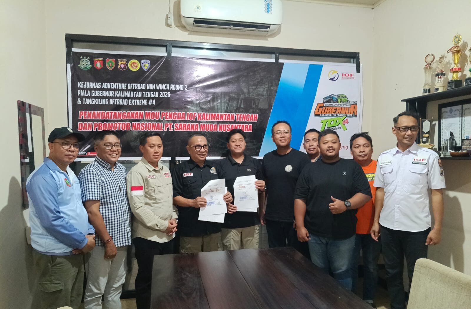Kolaborasi IOF Kalteng dan PT SMN, Kejurnas Offroad 2026 Siap Digelar di Tangkiling