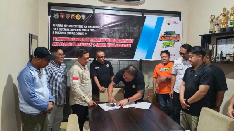 Dukungan Pemprov Kalteng Dongkrak Kejurnas Offroad 2026 di Palangka Raya