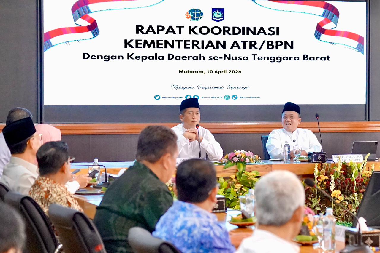Integrasi Data Jadi Kunci, Menteri Nusron Dorong NTB Optimalkan PAD Tanpa Naikkan Pajak